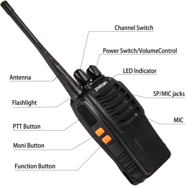61ARe7w-09L._AC_SL1200_ Best Two Way Radios Review Pxton Long Range Walkie Talkies for Adults